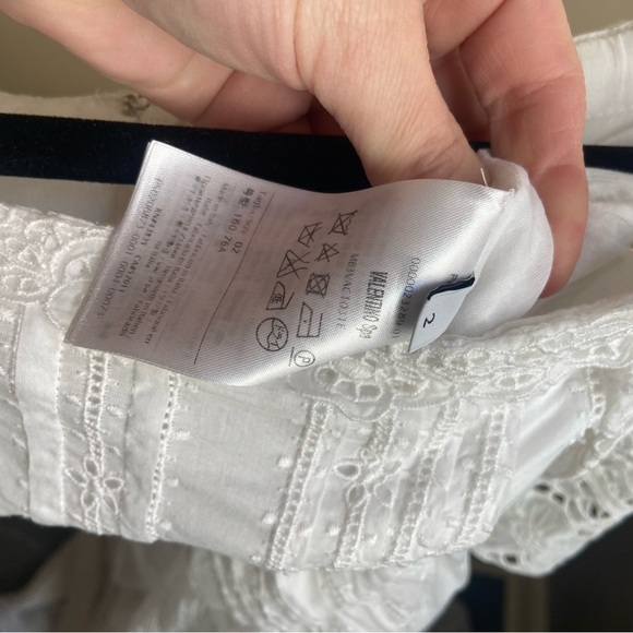 Valentino White Summer Tiered Maxi Dress Spa Collection - Picture 10 of 10